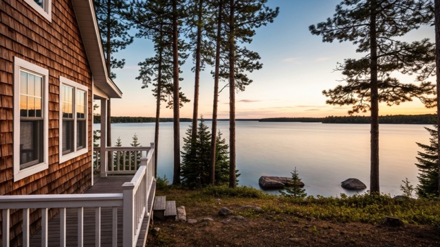 Wood siding (cedar, pine)