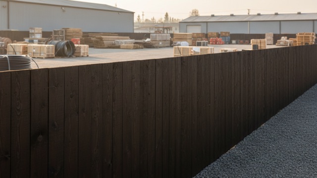 Commercial yard fences