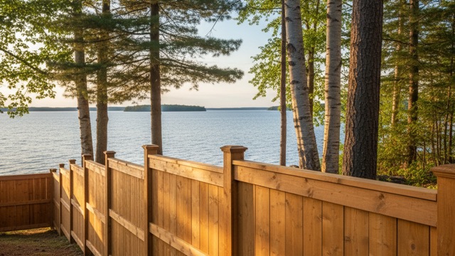 Cottage privacy fences
