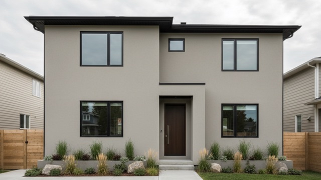 Acrylic and synthetic stucco