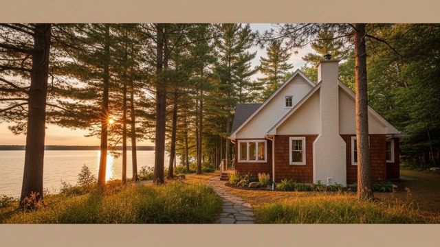 Cottage stucco accents